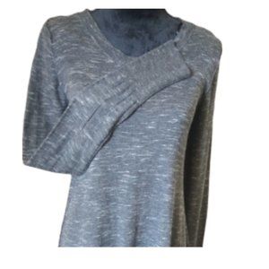 Women's Charcoal Grey Women's Long-Sleeved Top by Shrinking Violet